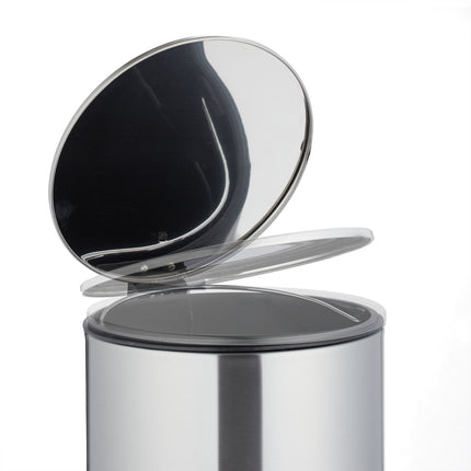 Seau à pédale en acier inoxydable 12 litres