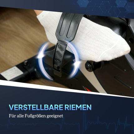Leiser Pedaltrainer mit 8-stufigem Magnetwiderstand
