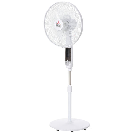 Standventilator, 138 cm Stahl, Timer & Fernbedienung, höhenverstellbar