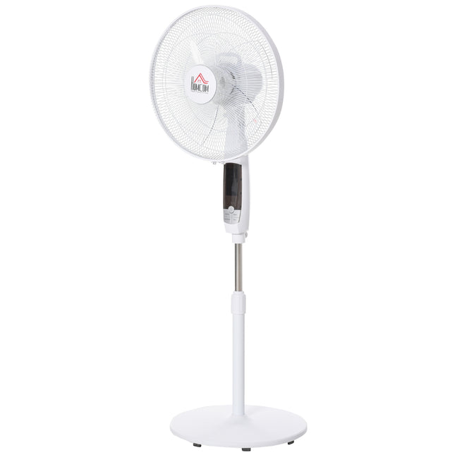 Stojanový ventilátor, 138 cm ocel, časovač a dálkové ovládání, nastavitelná výška