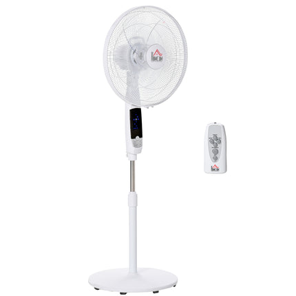 Standventilator, 138 cm Stahl, Timer & Fernbedienung, höhenverstellbar