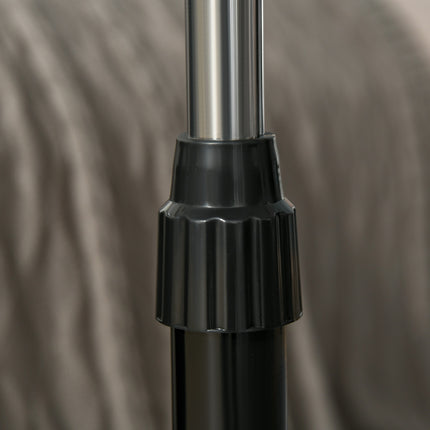 Pedestal fan with remote control, adjustable height and 3 speeds