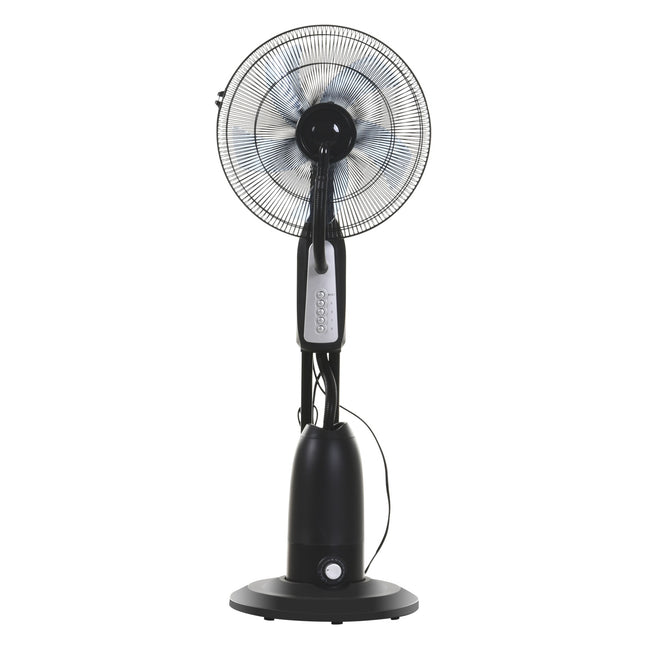 Stojanový ventilátor s mlžením 2.8L, nastavitelný kovový design
