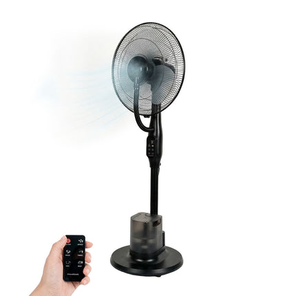 Standventilator mit Sprühfunktion und Fernbedienung, 3 Geschwindigkeiten, 3-Liter-Tank