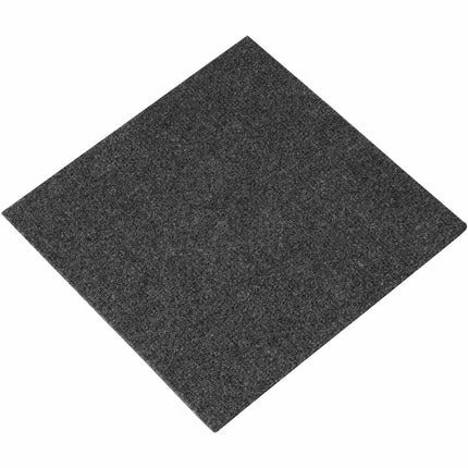 Peel And Stick Carpet Tiles 12x12, 12-Pack Dark Gray