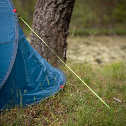 Pegs with Rope for Camping, Set of 6