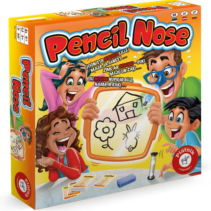 Desková hra Pencil Nose pro rodinnou zábavu, 2-6 hráčů