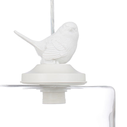 Závěsná lampa figura ptáka