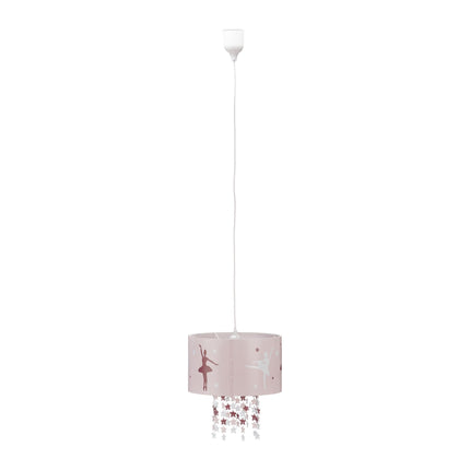 Závěsná lampa růžová