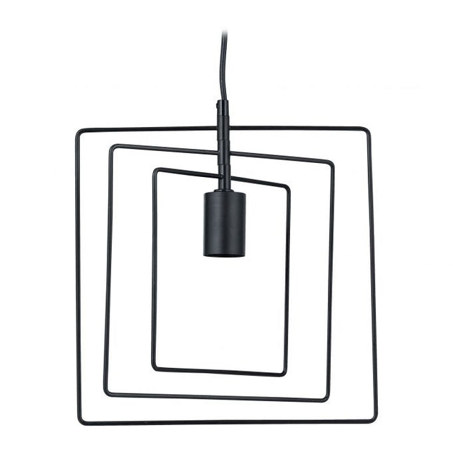 Pendelleuchte quadratisch schwarz