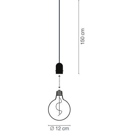 Penny Pendelleuchte Gravity + DecoBulb XL Warmweiß
