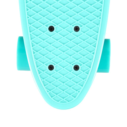 Pennyboard Skateboard, klassisches grünes Deck
