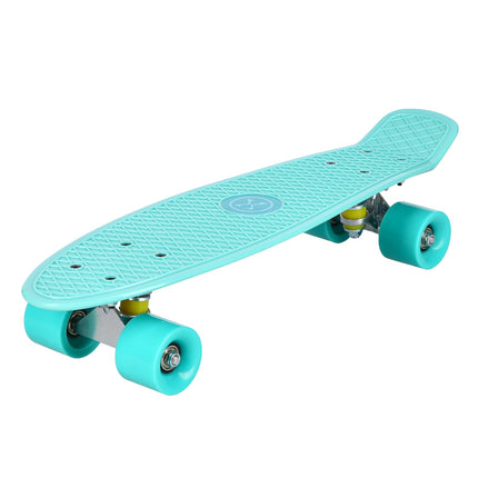 Pennyboard Skateboard, klassisches grünes Deck