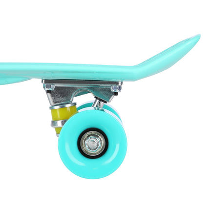 Pennyboard Skateboard, klassisches grünes Deck