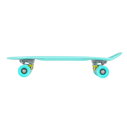 Pennyboard Skateboard, klassisches grünes Deck