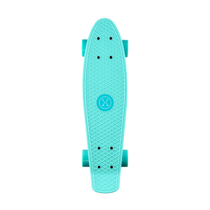 Pennyboard Skateboard, klassisches grünes Deck