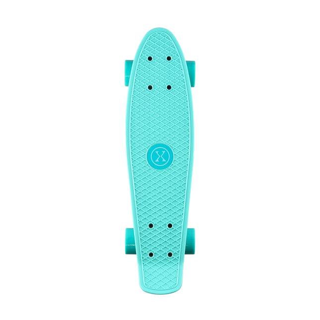 Pennyboard Skateboard, klassisches grünes Deck