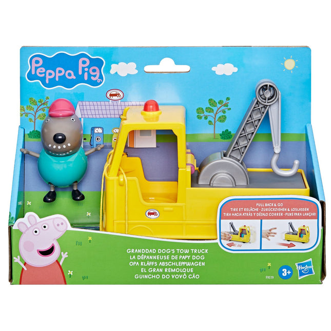 Peppa Wutz Spielset Opa Dogs Abschleppwagen