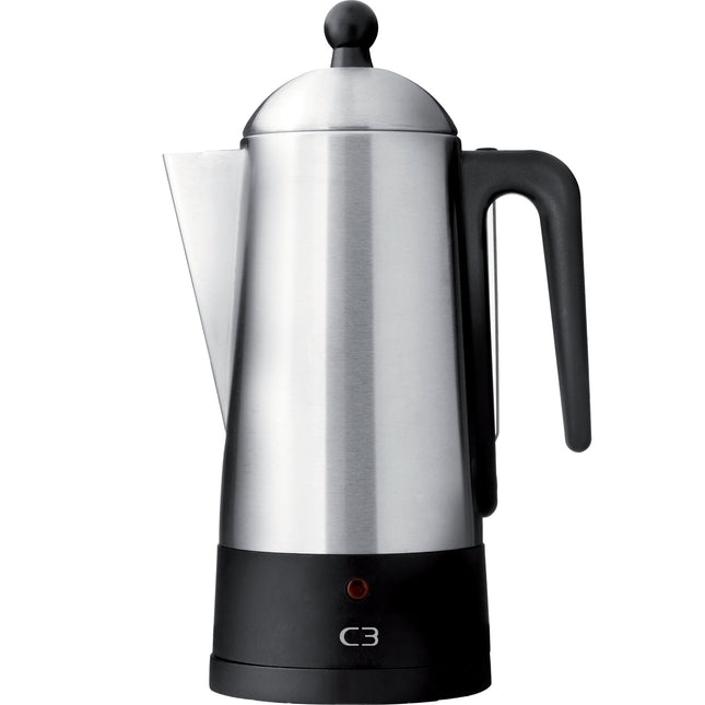 Perkolator Design Gebürsteter Edelstahl 6kp