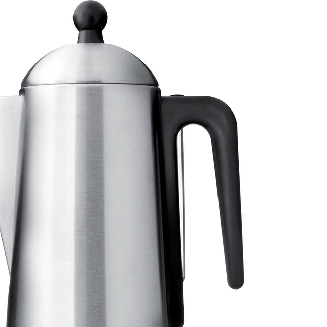 Perkolator Design Gebürsteter Edelstahl 6kp