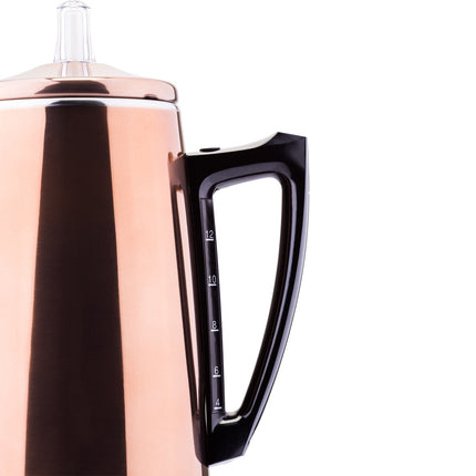 Percolator Original Kupferfarbener Stahl 12kp