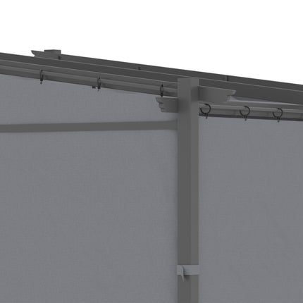 Wasserabweisender Pavillon 2,97x2,95M mit Sonnenschutz und Seitenwänden