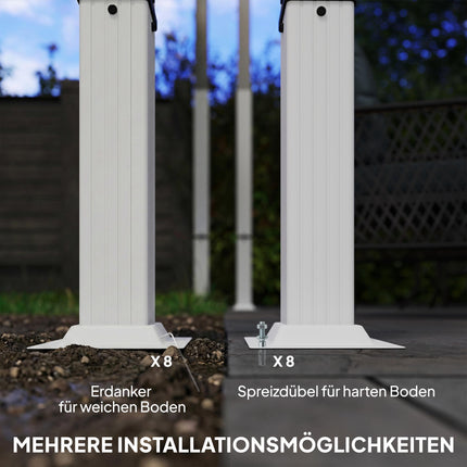 Pergola 3x4 m se zatahovací UV30+ střechou, béžová