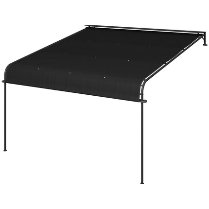 Weatherproof 4x3M steel pergola with adjustable roof