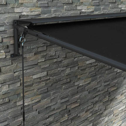 Weatherproof 4x3M steel pergola with adjustable roof