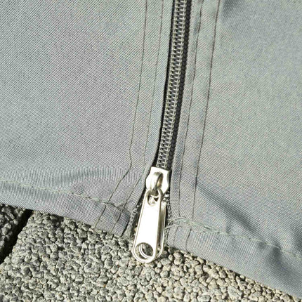 Wetterfeste Pergola-Laube aus Stahl, verstellbares Dach, Grau, 3,6x3M