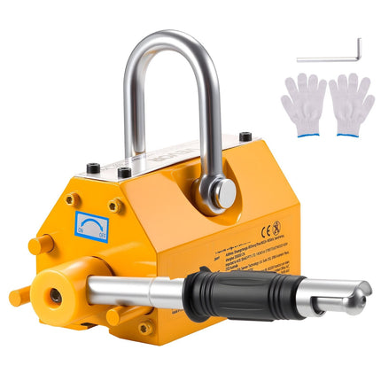Permanent Magnetic Lifter, 400 kg, Release Handle Hook