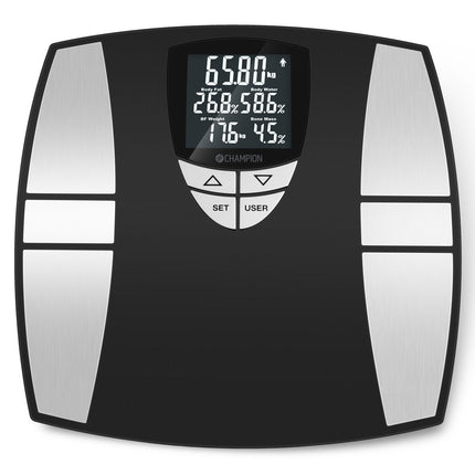 Personenwaage Body Fat PV310 Schwarz/Silber