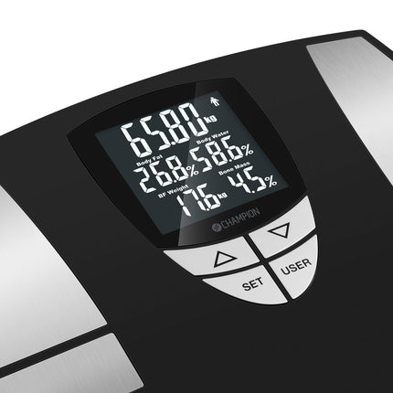 Personenwaage Body Fat PV310 Schwarz/Silber