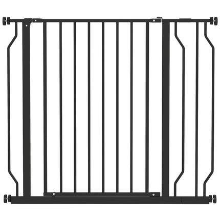 Bezpečnostní zábrana pro mazlíčky, nastavitelná 75-95 cm, ocel/ABS, černá
