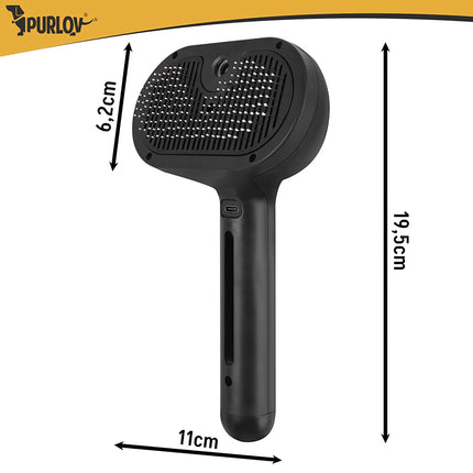Pet Steam Brush – Electric, Self-Cleaning, USB Rechargeable