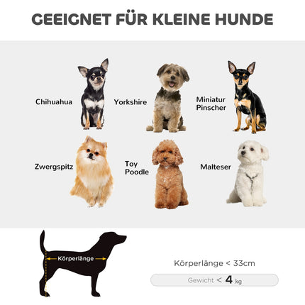 Tierkinderwagen mit verstellbarem Griff, faltbares Design