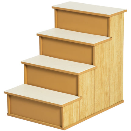 Haustiertreppe für Hunde/Katzen, 4 Stufen, MDF, bis zu 30 kg