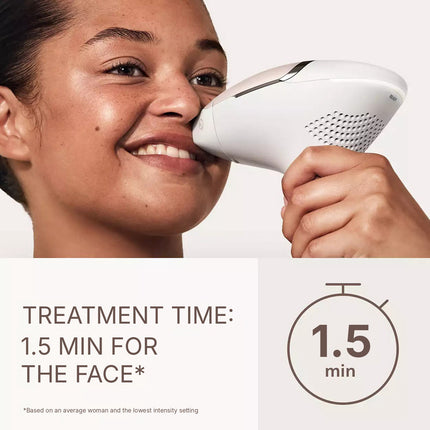 Philips Lumea IPL 8000 Series SenseIQ Hair Removal, 2 Attachments, Pearl Peach
