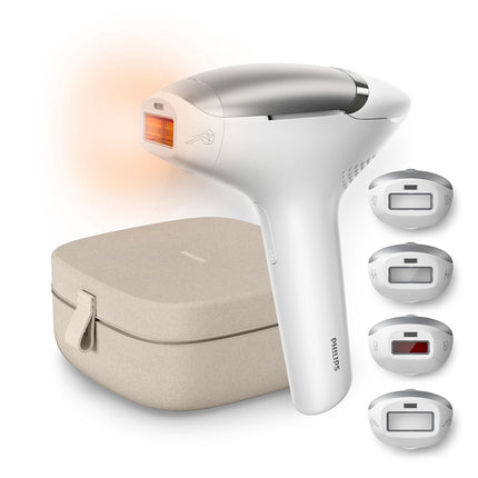 Philips Lumea IPL 9000 Series SenseIQ Hair Removal, 4 Attachments, Silver