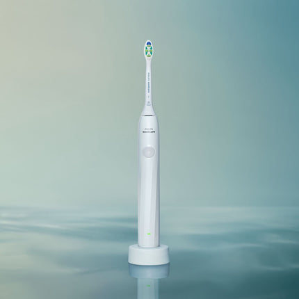 Philips Sonicare Electric Toothbrush with 2 Modes, White, 2-Minute Timer
