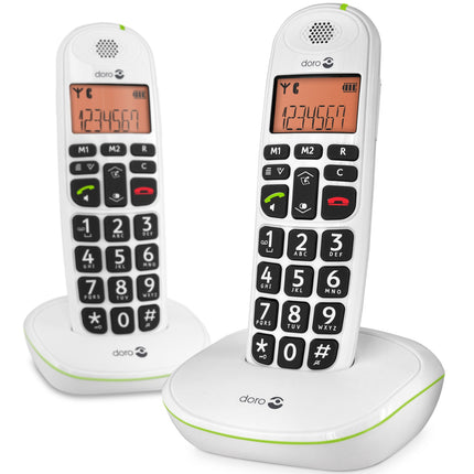 PhoneEasy 100 W Duo Weiß