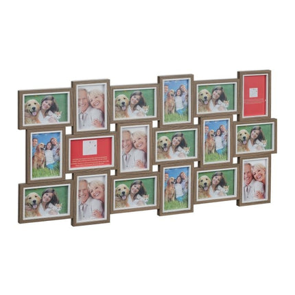 Cadre photo avec collage pour 18 photos