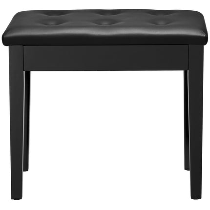 Piano Bench With Storage, Adjustable Padded Seat