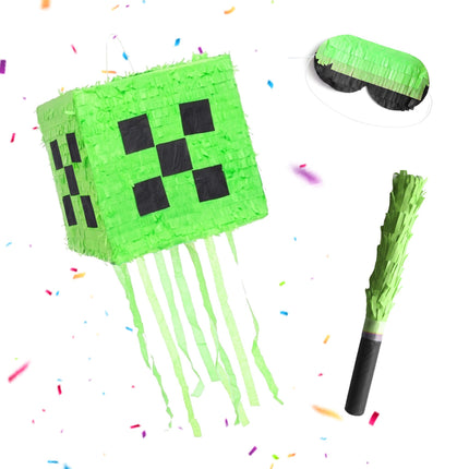 Piñata Party Set – Includes Stick And Blindfold Mask