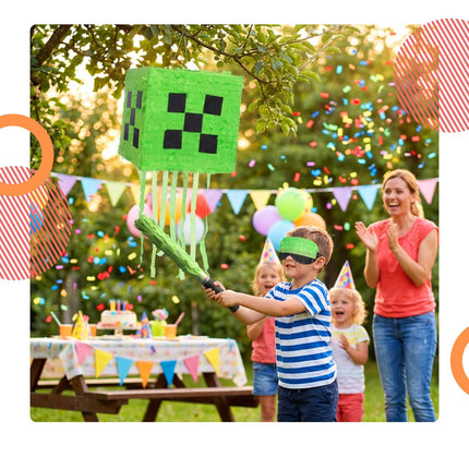 Piñata Party Set – Includes Stick And Blindfold Mask