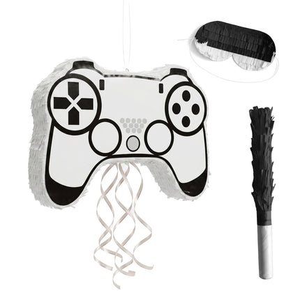 Piñata Party-Set – Schlagstock und Augenmaske enthalten