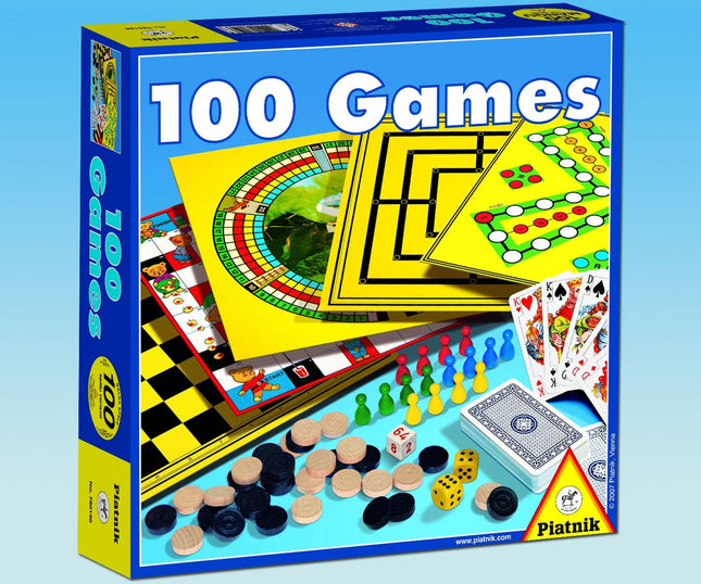 Piatnik Brettspielset 100 Spiele (Lettisch, Russisch)