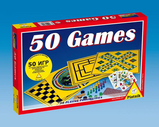 Piatnik Brettspielesammlung 50 Spiele