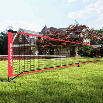 Tragbares 6,7 m Pickleball-Netzset mit Spielfeldmarkierungen