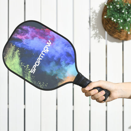 Ensemble de raquettes de pickleball en fibre de verre avec 2 raquettes, 4 balles et sac de transport pour adultes